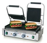 GRILL A CONTATTO DOPPIA RIGATA 3600W - 570x370x(h)210