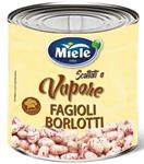 FAGIOLI BORLOTTI SCOTTATI A VAPORE KG.2,65 MIELE CT=6PZ)