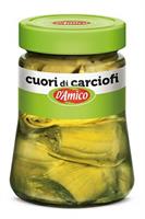 CUORI DI CARCIOFI GR.280 D'AMICO (CT=8 PZ)