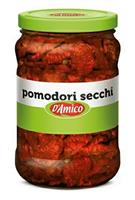 POMODORI SECCHI IN OLIO FIL.SPEC.PIZZ.GR.1,6 D'AMICO(CT=2PZ)