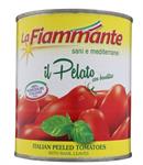 POMODORI PELATI C/BASILICO KG.3,4 FIAMMANTE(CT=6PZ)