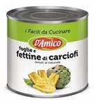 CARCIOFI FOGLIE/FETT.AL NATURALE KG.2,5 D'AMICO