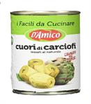 CARCIOFI CUORE AL NATURALE 30/40 KG.2,5 D'AMICO