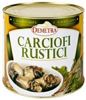 CARCIOFI RUSTICI IN ODG KG.2,4 NET. SC.3/1 DEMETRA (CT 6PZ)